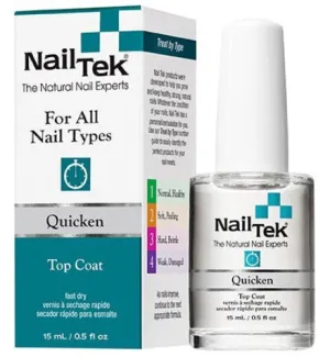 Nail Tek - For All Nail Types - Quicken Top Coat