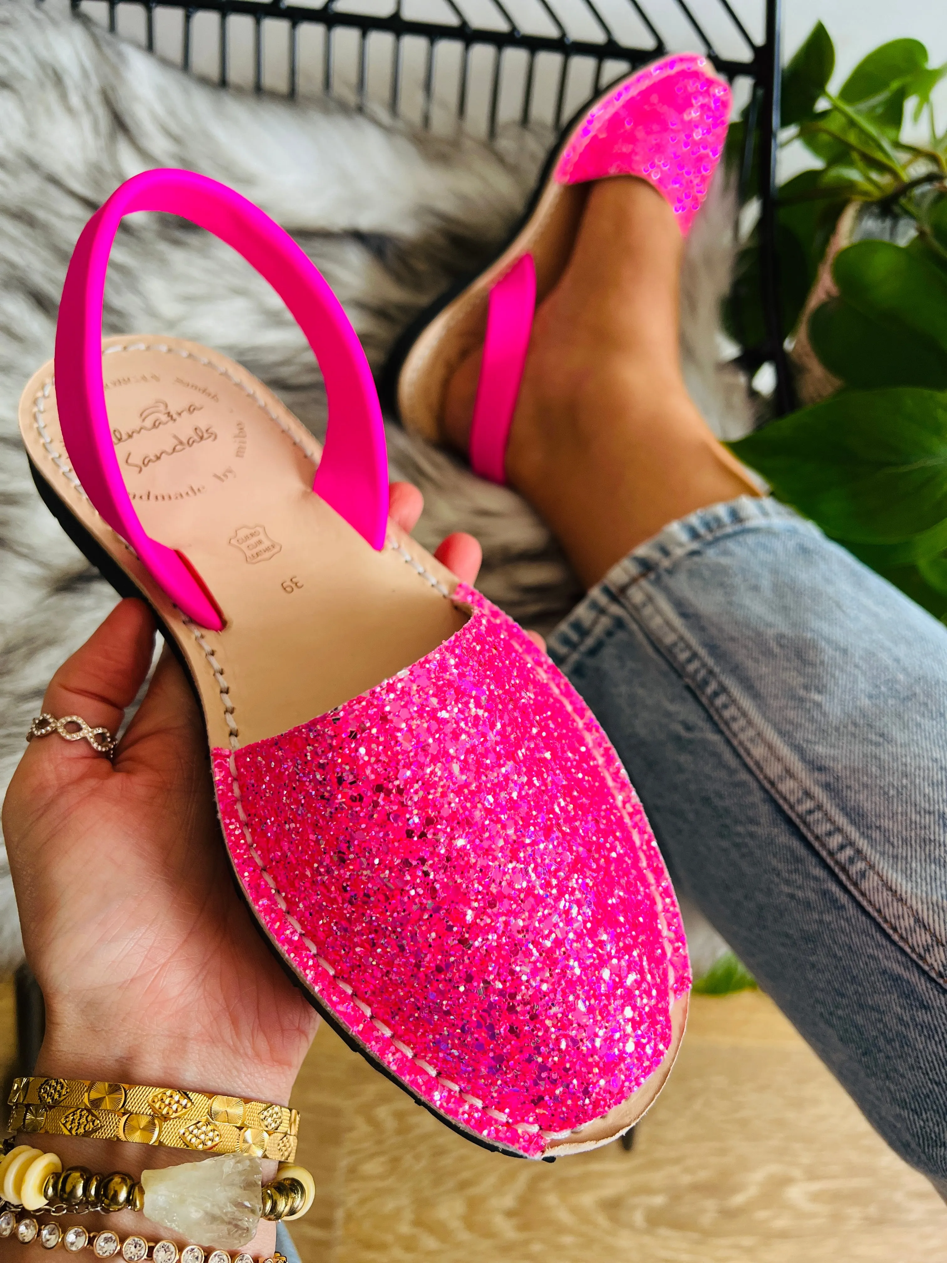 Neon Pink Glitter