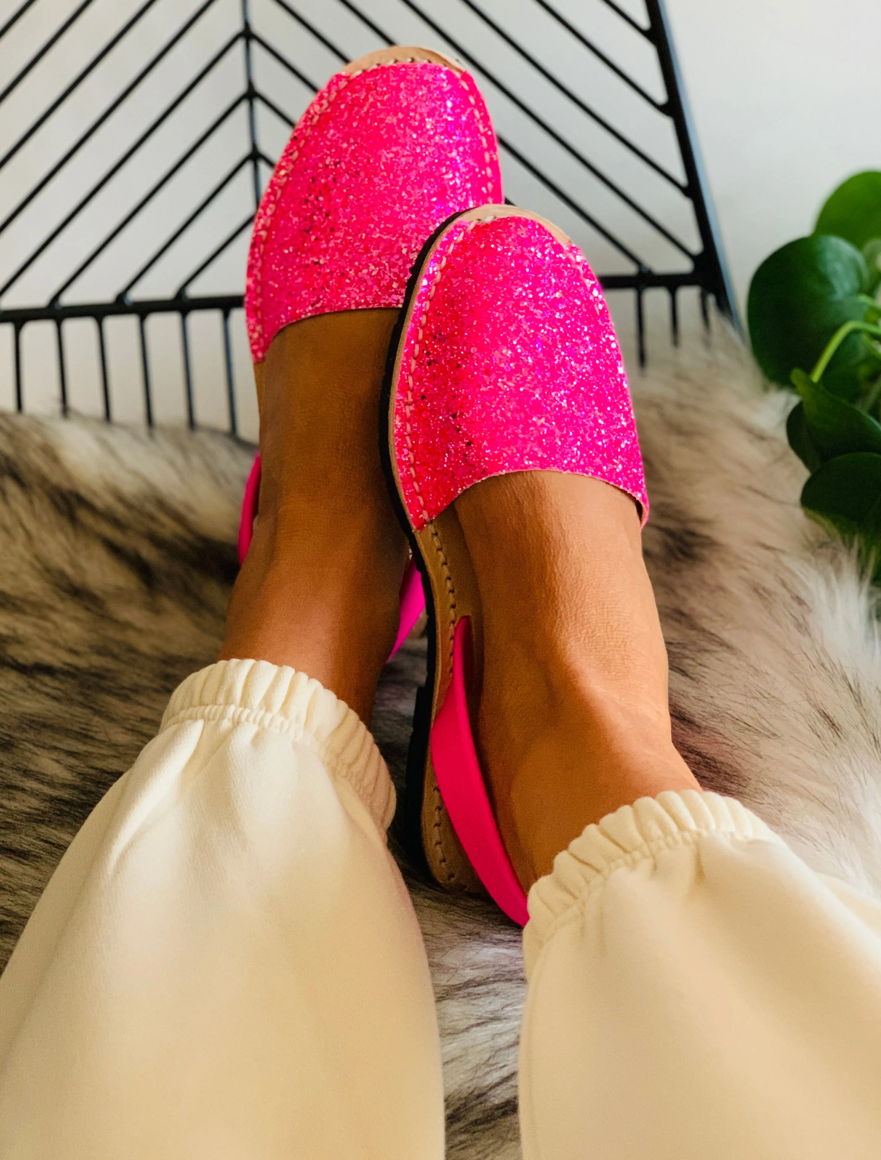 Neon Pink Glitter