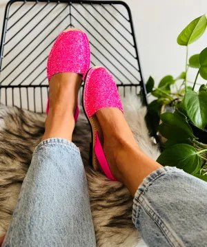 Neon Pink Glitter