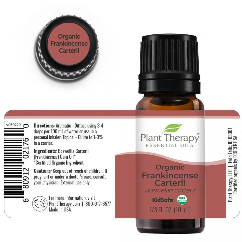 Organic Frankincense Carterii Essential Oil