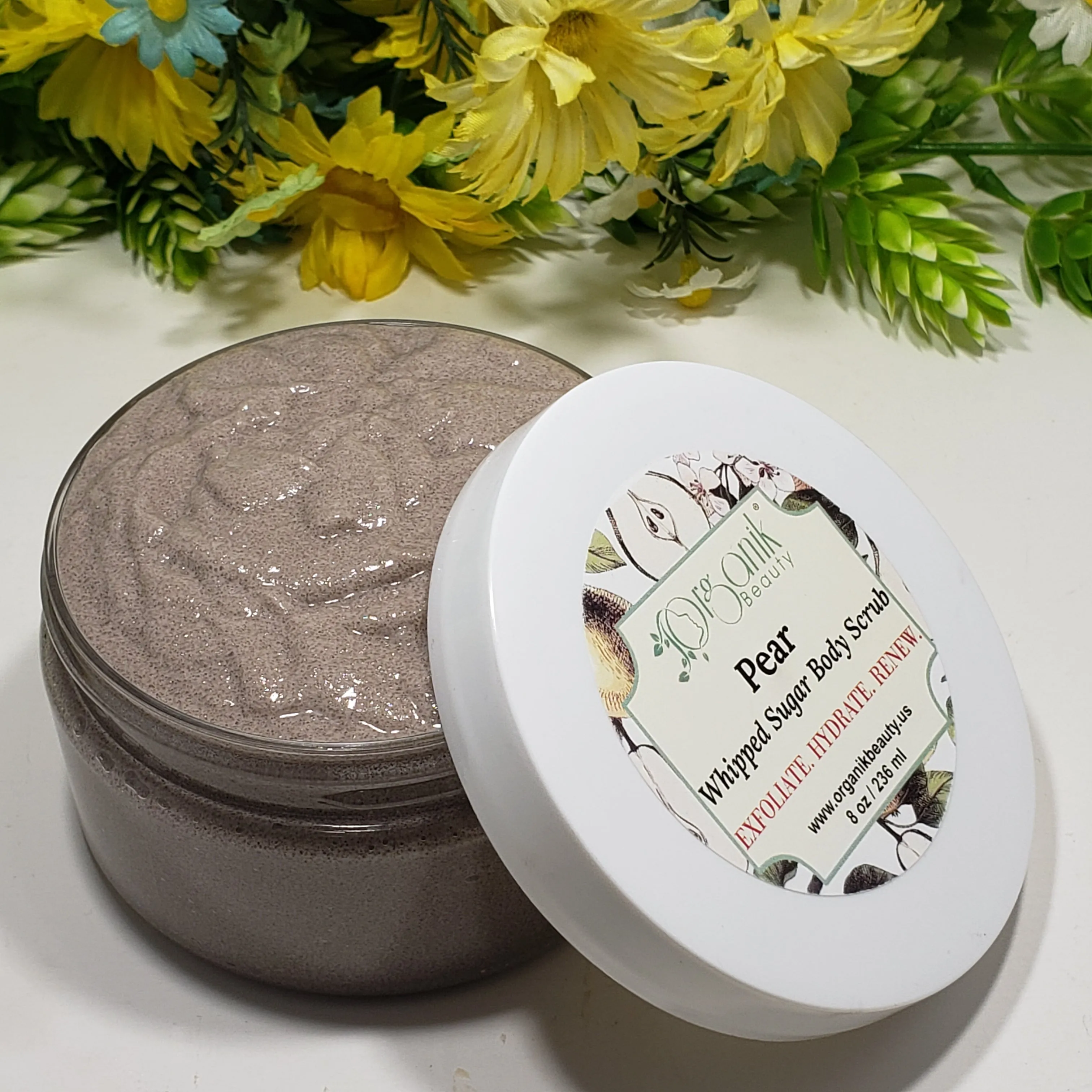 Pear Whipped Sugar Body Scrub 8 oz