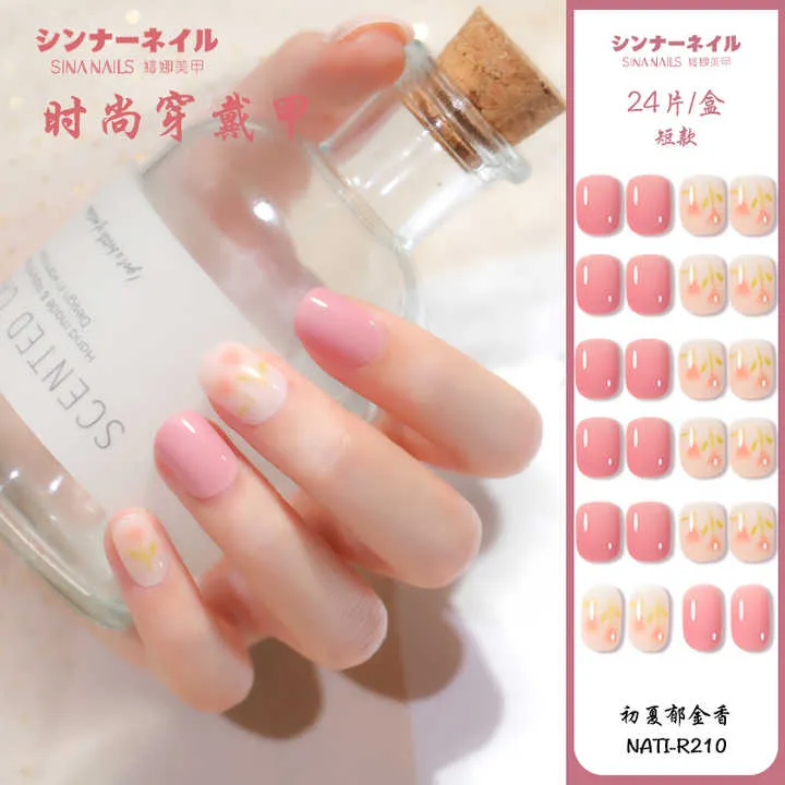 Press on Nails Tips Manicure-أطراف أظافر الضغط