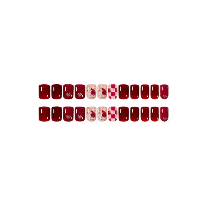 Press on Nails Tips Manicure-أطراف أظافر الضغط