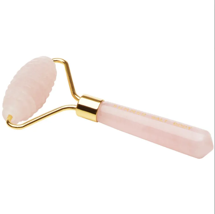 Rose Quartz Spiky Crystal Roller