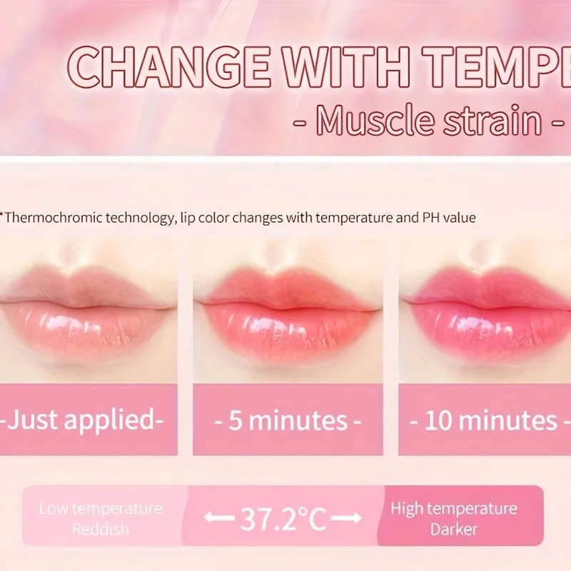 Valentines Day Lipstick Set Moisturizing Longlasting Colorchanging Flower Jelly