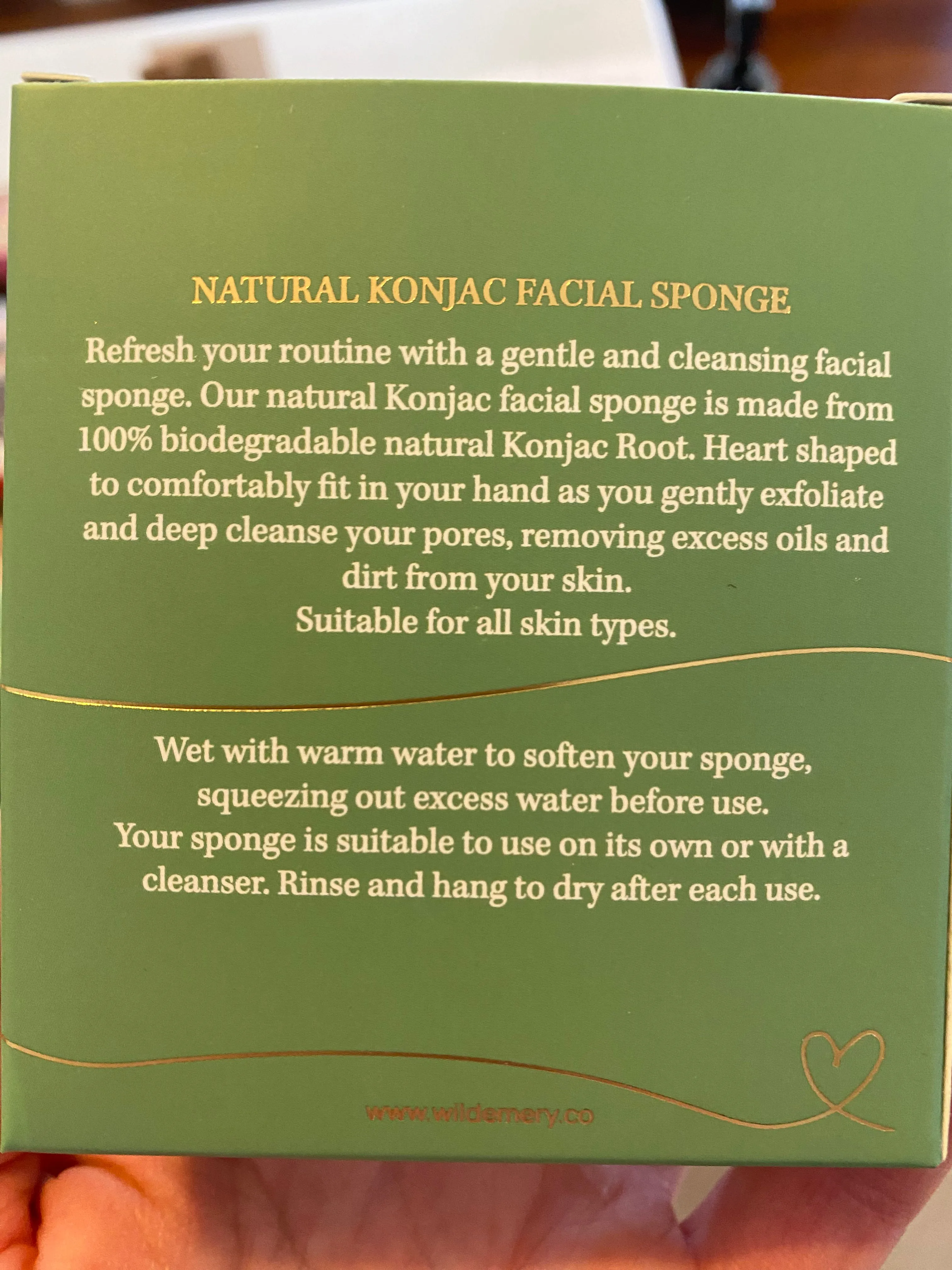 Wild Emery Natural Konjac Facial Sponge